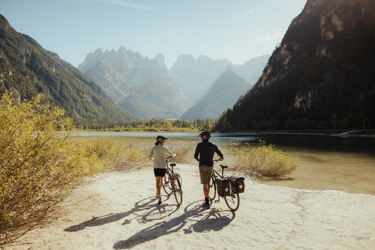 Radfahrer am Dürrensee