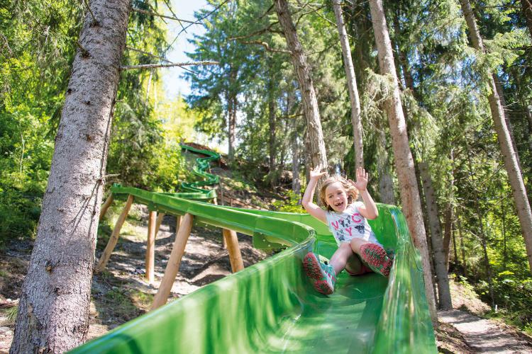 Kinderwelt Olang – 56 m lange Riesenrutsche