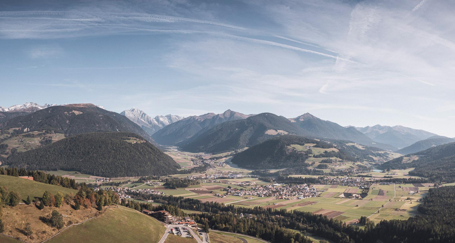 Olang Dorf im Sommer