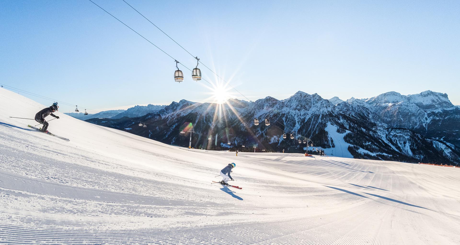 Skifahren am Kronplatz