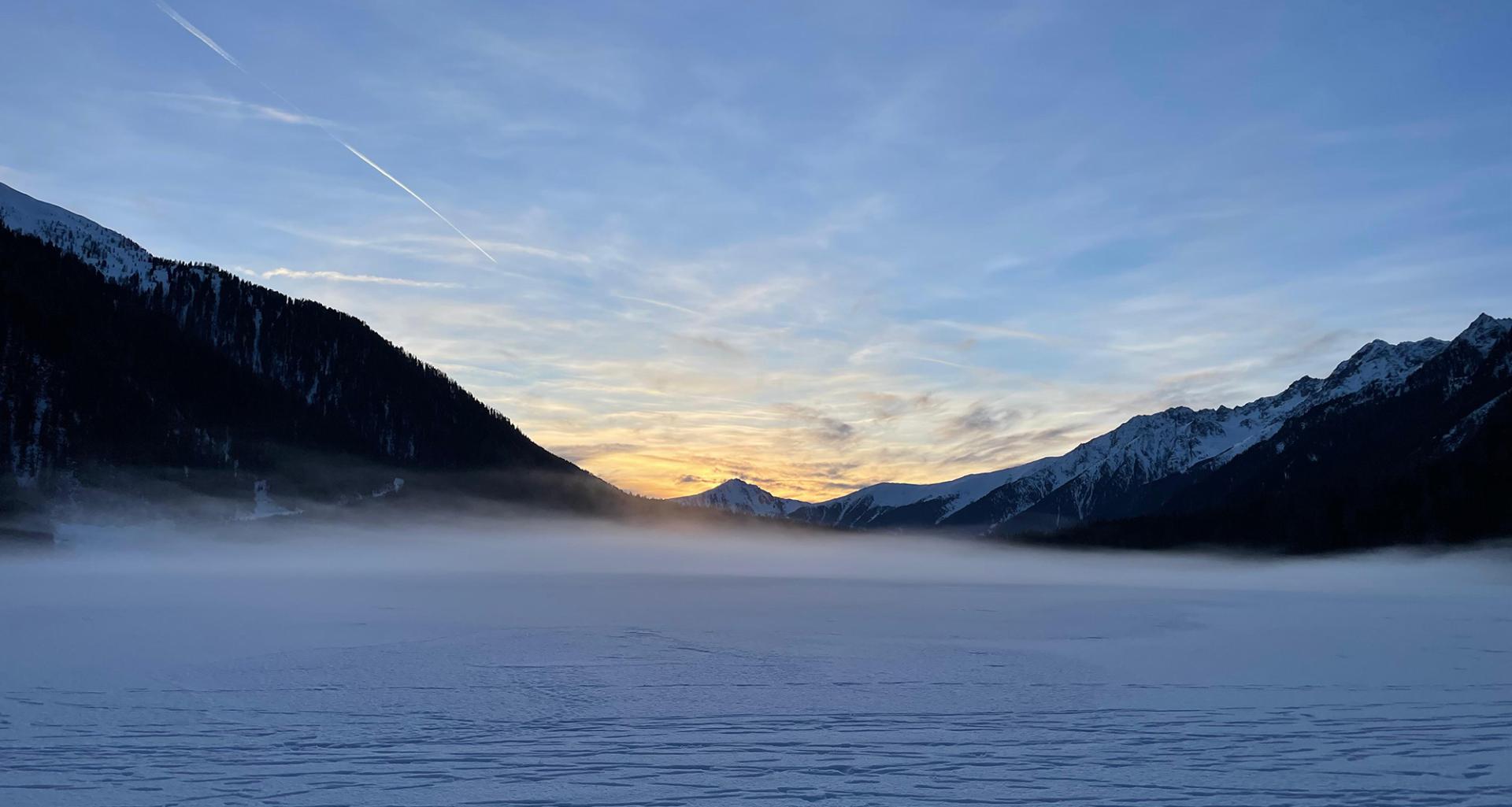 Sonnenaufgang in den Dolomiten
